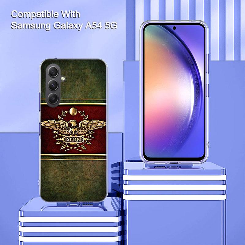SPQR Roman Imperial Legionv Phone Case for Samsung A16 A26 A36 A56 A17 A37 A57 A07 A06 A02S A03 A04S A05S Galaxy Note 20 10 A50S