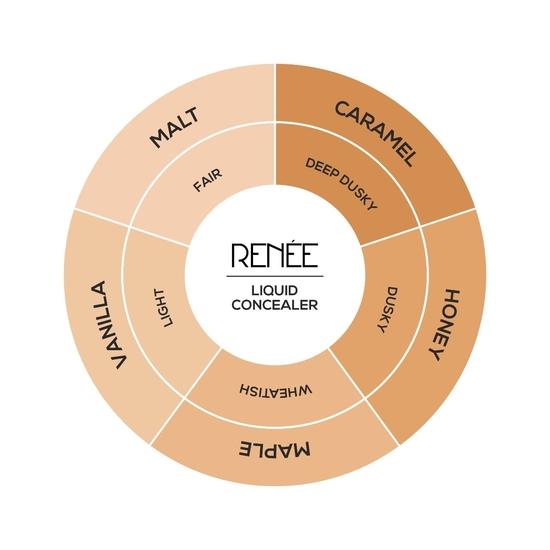 RENEE Face Base Liquid Concealer - Vanilla, 5ml | Enriched With Jojoba, Weightless, Long-lasting, Full Coverage Finish with Easy Blend Formula