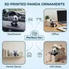 Креативная фигурка ленивой панды, 3D-печатная статуэтка панды, милая скульптура панды, украшение для интерьера автомобиля