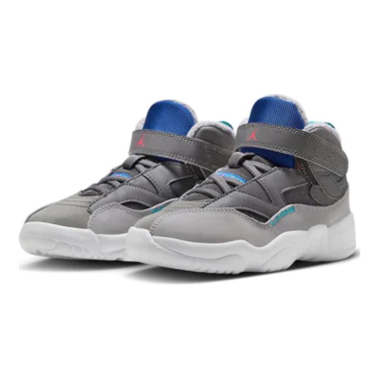 Jordan Jumpman Two Trey Удобные Универсальные Нескользящие Амортизирующие Поддерживающие Высокие Детские Баскетбольные Кроссовки Детские баскетбольные кроссовки DQ8432-005