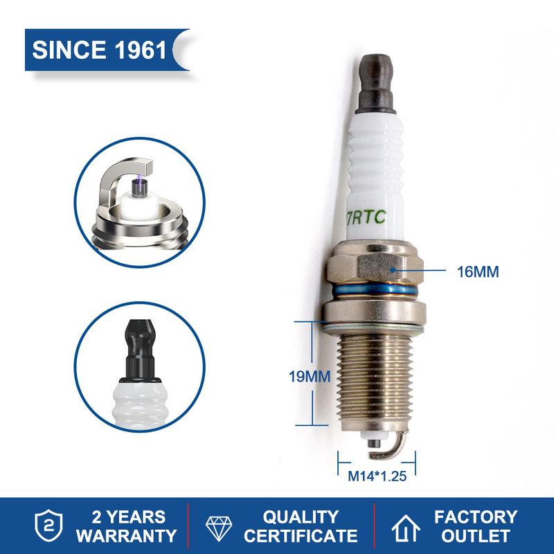 2 шт. Свеча зажигания TORCH K7RTC Замена для BKR7E K22PR-U K22PRUR Champion RC7YCC RC7YC3 HONDA 98079-5785C NISSAN 22401-20J07