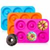 Gezan 3-pack Silicone Donut Molds Made from 100% Nonstick Silicone. BPA-free Mold Sheet Trays. Make Perfect 3-inch Donuts. Tray Size Is 10x7 Inches. E