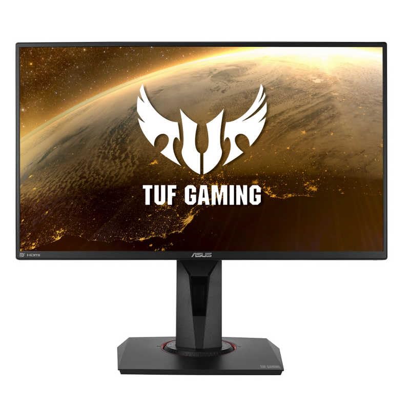 ASUSTek Gaming Monitor TUF Gaming VG259QR Year Warranty 24.5 inch/Full HD/IPS/165Hz/1ms/PS5 compatible/G-Sync compatible/DP, HDMIx2/3