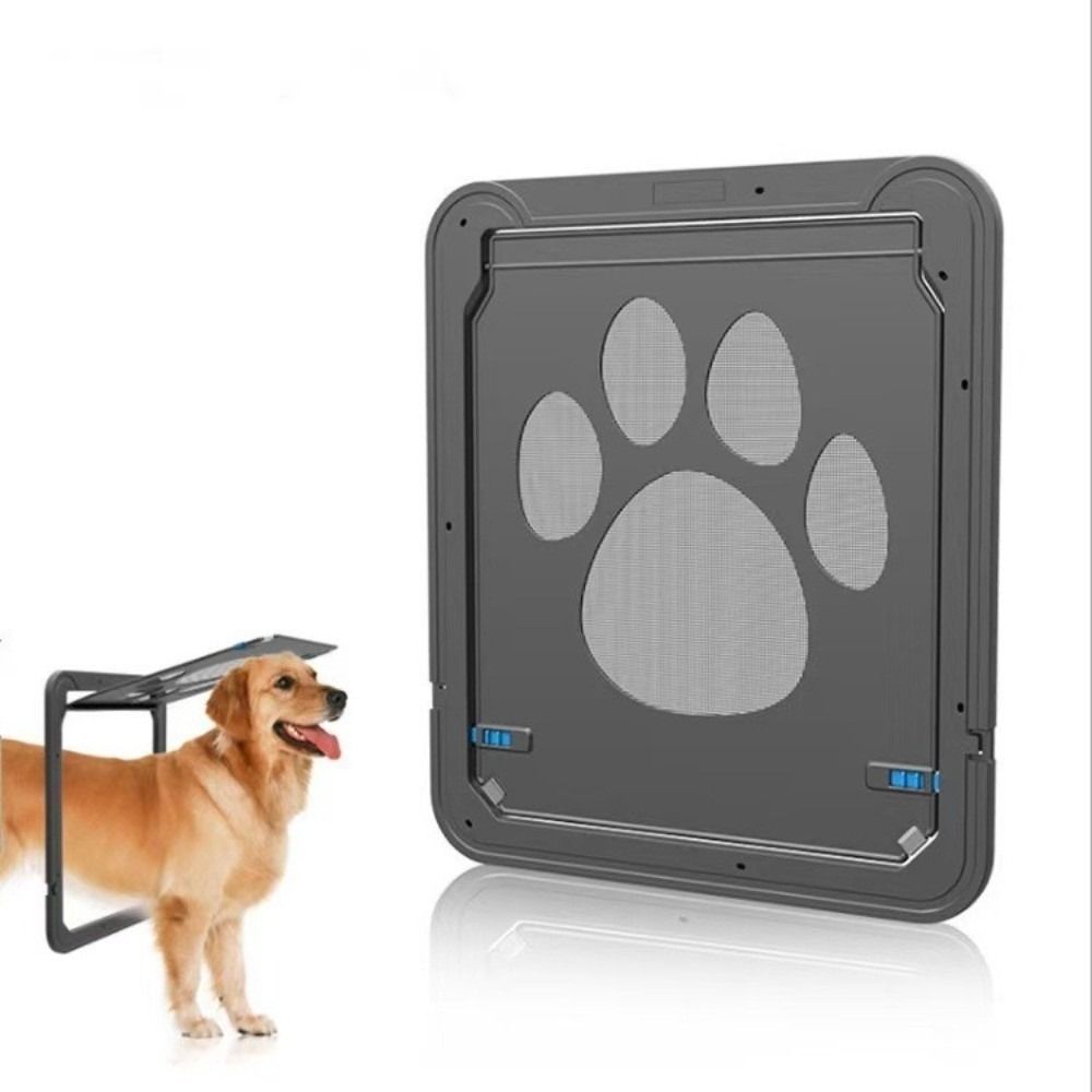 Plastic Magnetic Screen Door Magnetic Flap Dog Flap Door Self-Closing Pet Door Home Garden