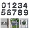 3D House Number Self-Adhesive Simple Installation 0-9 Modern Street Door Home Address Number Mailbox Sign