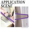 1card Polyester Braided Lace Trim Sewing Centipede Lace Ribbon for Clothes Accessories and Curtains Accessories Dark Violet 5/8 inch(16mm)