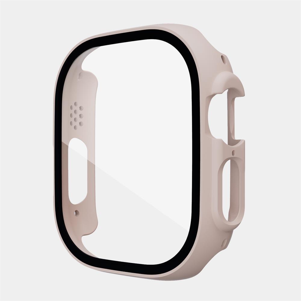 Пленка с чехлом из ПК для Apple Watch Ultra 9 8 7 49 мм 41 мм 45 мм SE 6 5 4 3 2 1 40 мм 44 мм 42 мм 38 мм Защитная пленка из закаленного стекла для экрана, бампер