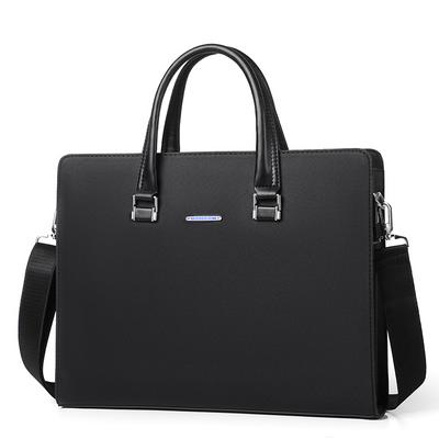 Мужская сумка для переноски делового портфеля, модная мужская горизонтальная сумка на одно плечо с диагональю для отдыха, горизонтальная сумка для компьютера, рюкзак