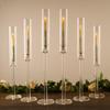 Acrylic Candle Holder for Table Centerpieces,Candlestick Holders for Wedding Living Room Decor, Use for Flameless Led Taper Cand