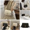 Stylish Plaid Small Bag For Women With Lock Closure For Daily Casual Use