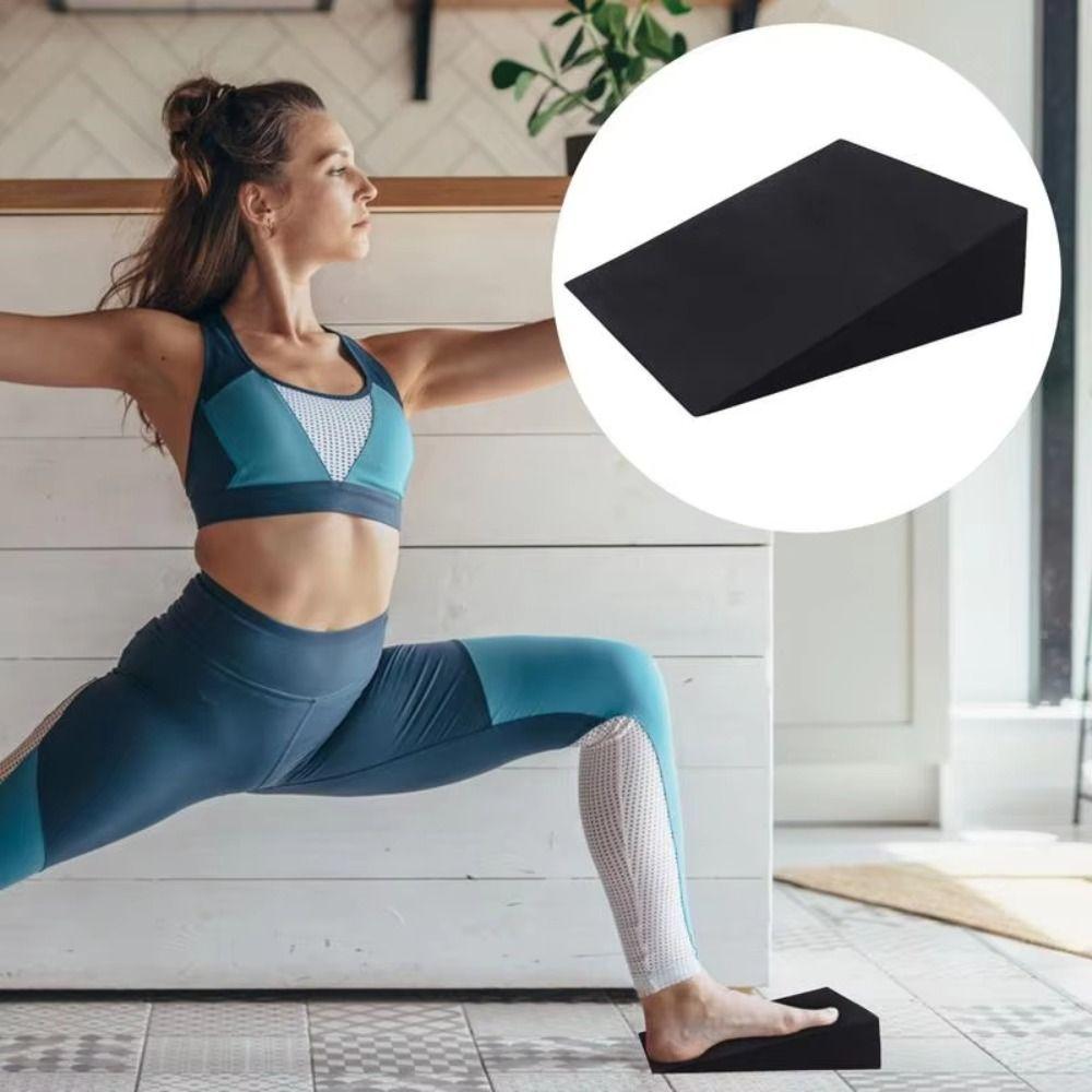 1 pair High Density EVA Gym Blocks Non-slip Lightweight Yoga Wedge Yoga Wedge Blocks  Yoga