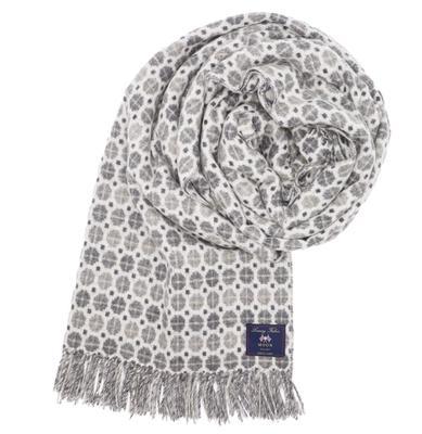 MOON Шерсть 100% Большой палантин Миланский серый 140см × 185см 0385028400