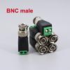 10 шт./лот BNC Разъем Папа Коаксиальный Cat5 DC Адаптер Balun Разъем для Аксессуаров Камер Видеонаблюдения