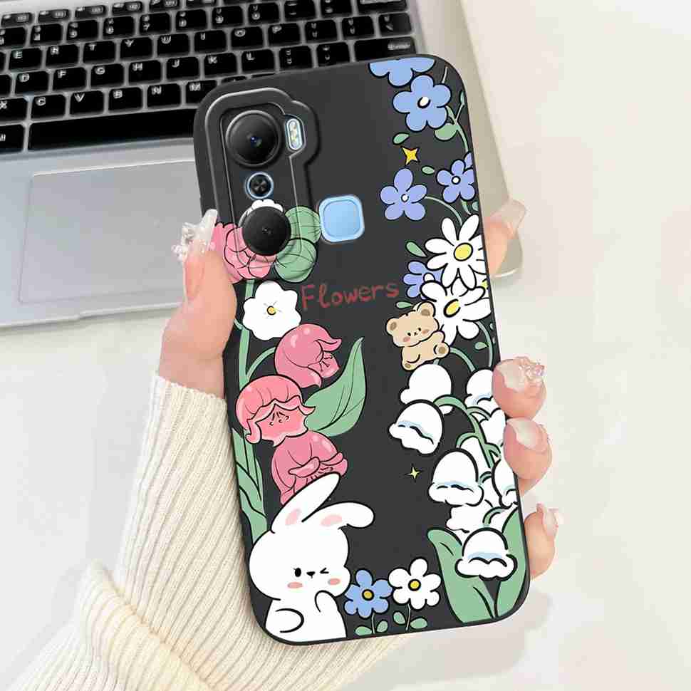 Чехол для Infinix Hot 12 Pro X668C Защитный Мягкий Тонкий Милый Мультяшный Узор Чехол Для Infinix Hot 12 Hot12 Pro Чехлы Для Телефона Чехол