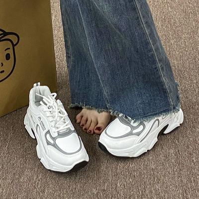 2025 новая мода ins трендовые папины кроссовки женские весенние корейская версия универсальные интернет-знаменитость тонкие студенческие повседневные спортивные кроссовки