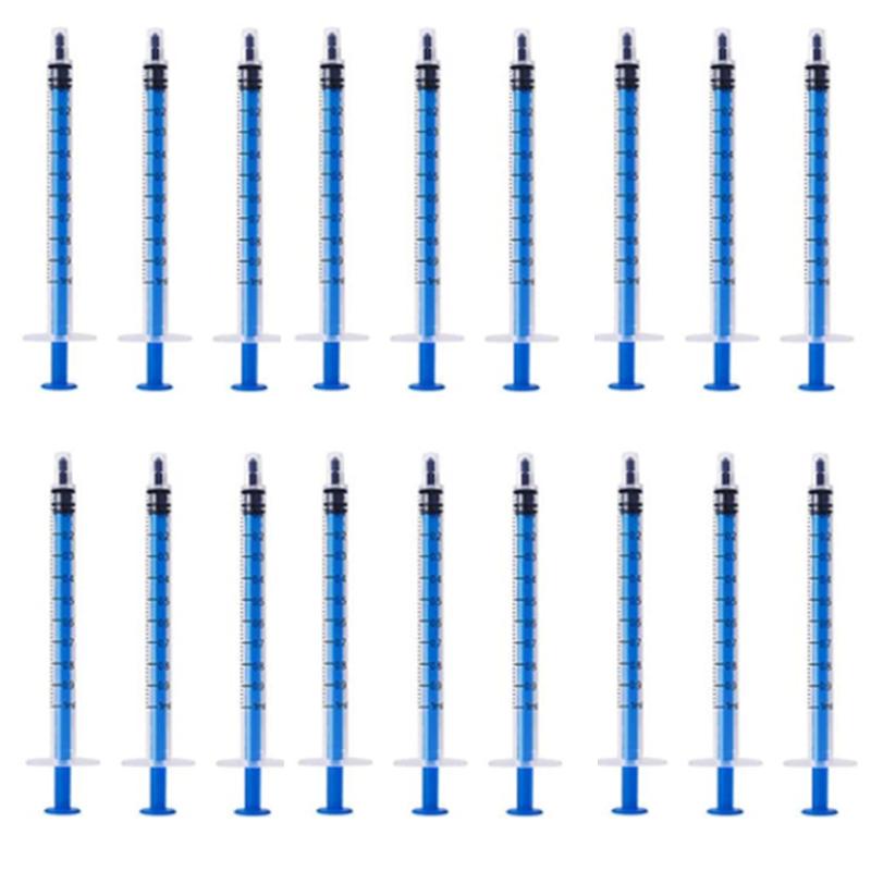2-20Pcs 1ml-10ml Plastic Reusable Syringe For Measuring Nutrient Hydroponics Kithchen Tool