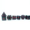 7pcs/lot Black Red Dice Set Double-colors Polyhedral Dice D4 D6 D8 D10 D% D12 D20 Game Dice