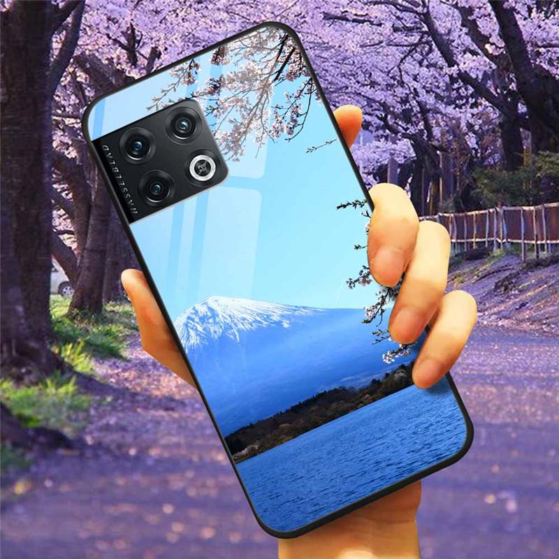 For OnePlus 10 Pro 5G Case 6.7'' Tempered Glass Starry Marble Hard Back Cover for One Plus 10Pro Funda Capa Oneplus10pro Coque