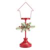 Desktop Christmas Decorations, Red Ironwork Christmas Candlesticks, Gift Items, Vintage Atmosphere Candle Cups