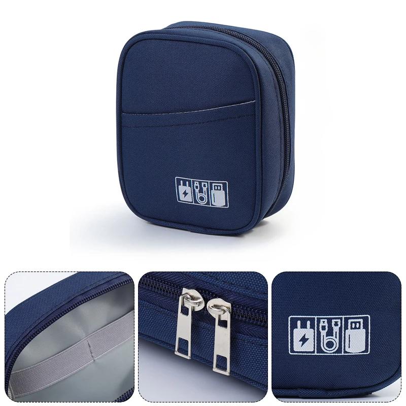 New Travel Data Cable Organizer Bag Waterproof  Power Bank Earphone Storage Case Portable Digital Accessories Storage Bag