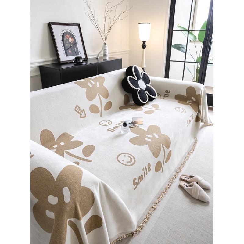 Чехол для дивана из шенилла, полотенце, универсальный кожаный чехол для дивана в скандинавском стиле Four Seasons, универсальный чехол All-Inclusive, нескользящий чехол для дивана