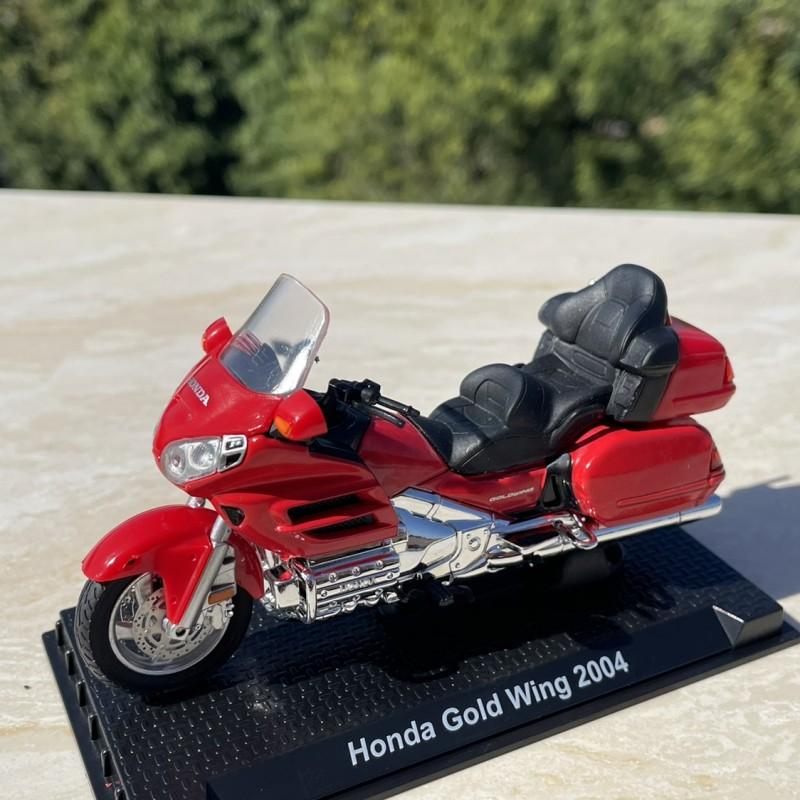 1/24 HONDA Gold Wing 2004 Сплав Круизный Мотоцикл Модель Литые Металлические Игрушечные Транспортные Средства Туринговый Уличный Мотоцикл Модель Детские Подарки