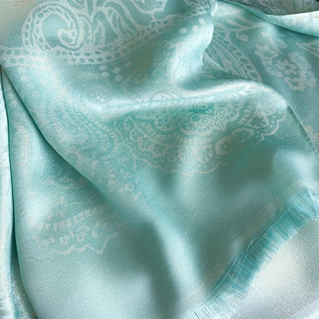 Imitation Cashmere Jacquard Retro Cashew Ethnic Style, Women'S Scarf Shawl Dual-Purpose