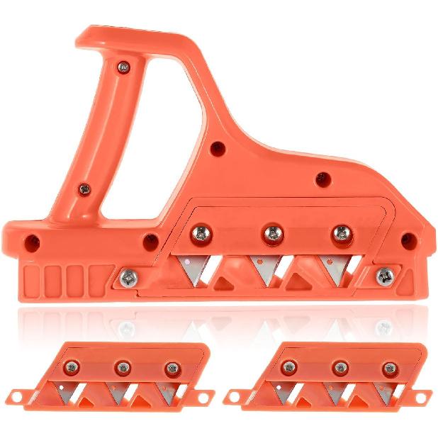 Быстрый резак для гипсокартона, Точный фаскорез для гипсокартона 45° 60° с 10 лезвиями, Пластиковый кромочный инструмент для гипсокартона, Ручной инструмент для кромок гипсокартона, Ручной инструмент для деревообработки