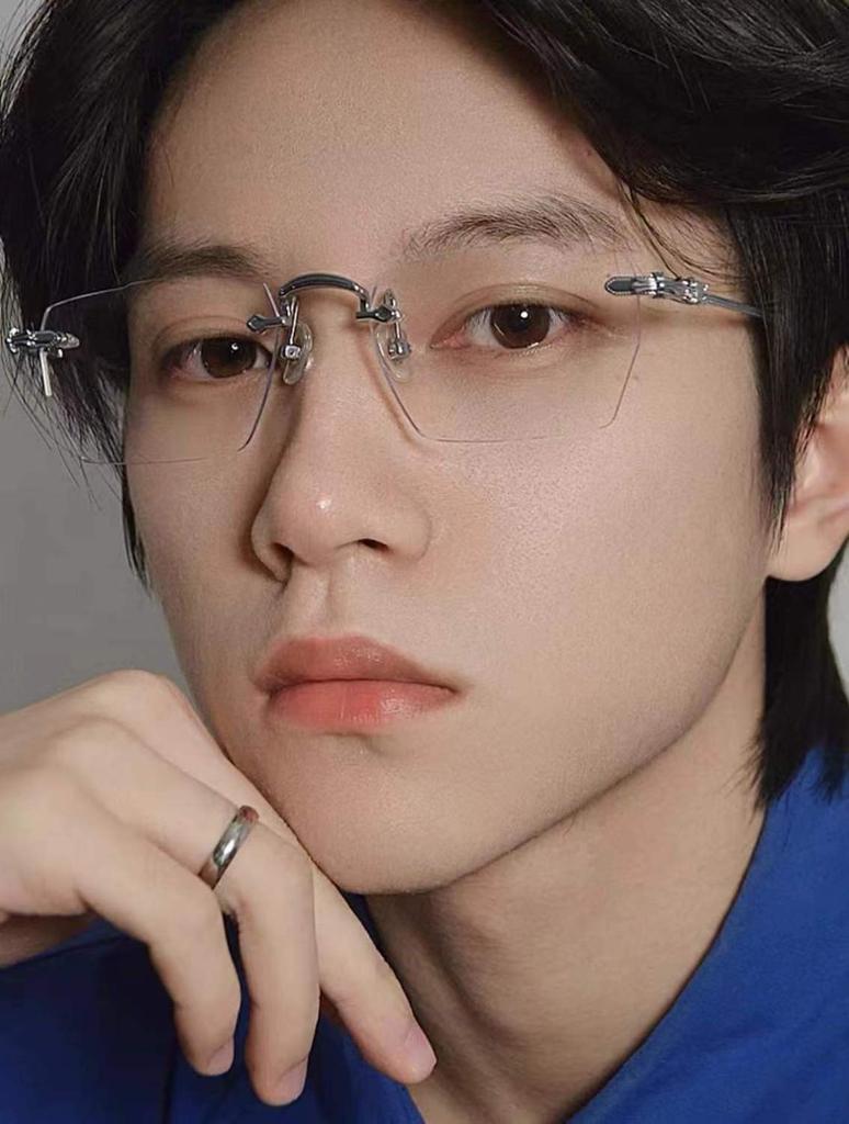 Luxury Fashion Rimless Myopia Optical Glasses Frames Women Men Anti Blue Light Eyewear Frameless 0 -1.0 2.0 2.5 3.0 3.5 4.0