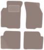 Бежевые велюровые коврики для: Mitsubishi Colt V (CJ0) хэтчбэк (1996-2003 гг.)