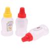3Pcs Mini Portable Sauce Squeeze Bottle Small Bento Ketchup Bottle Plastic Sub-Bottling Seasoning Bottle Kitchen Accessories