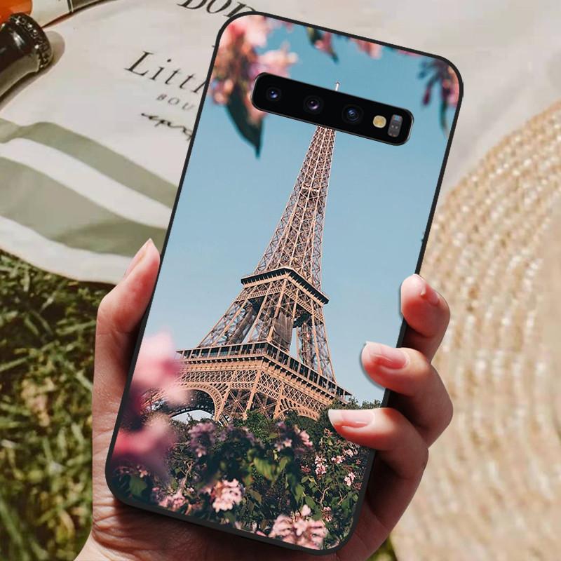 Чехол для Samsung S10 Plus Мягкий силиконовый чехол Черный бампер ТПУ Для Samsung Galaxy S10 S10E S 10 S10plus Чехлы для телефона Задние крышки