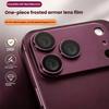 НОВЫЙ Чехол-защита объектива из цветного алюминиевого сплава для IPhone 18 17 Pro Max, ударопрочное закаленное стекло 9H, полный защитный чехол для экрана камеры