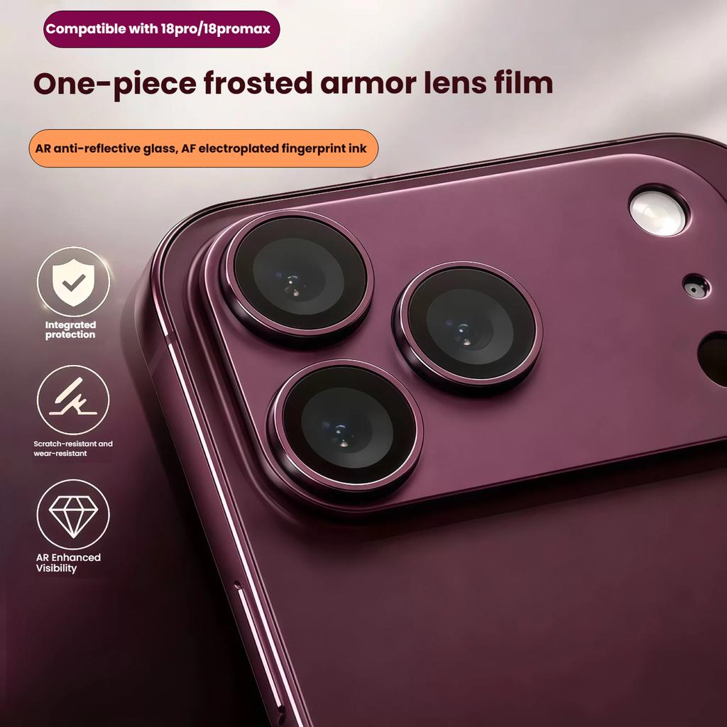 НОВЫЙ Чехол-защита объектива из цветного алюминиевого сплава для IPhone 18 17 Pro Max, ударопрочное закаленное стекло 9H, полный защитный чехол для экрана камеры