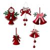 Christmas Bell Ornament Pendant Sturdy Lightweight Multipurpose for Christmas Decoration Tree Hanging Ornament for Holiday