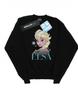 Womens/Ladies Frozen Elsa Snowflake Portrait Sweatshirt