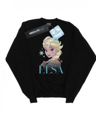 Disney Womens/Ladies Frozen Elsa Snowflake Portrait Sweatshirt