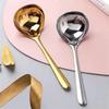 Round Spoon High Quality Stainless Steel Durable Deepen And Thicken Creativity Kitchen Bar Supplies Household Drinking Spoon