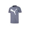 Logo Print Short Sleeve T-Shirt Men Tops Peacoat-Blue 593040-06