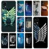 Anime Attack On Titan Logo Phone Case For Huawei Honor 60 50 SE 30S Mate 30 20 10 Lite 40 Nova 9 8 Pro Y60 8i 7i 7SE 5T Premium