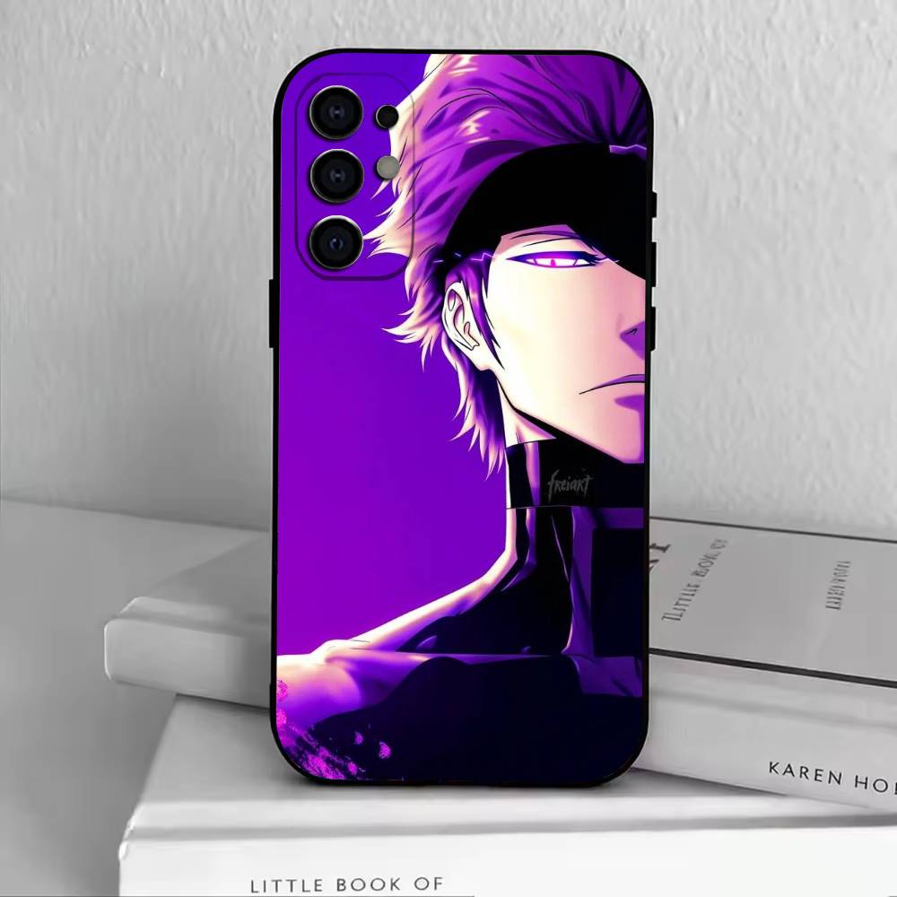 B-Сусукэ Айзен Блич Чехол для телефона для Samsung S25,S24,S21,S22,S23,S30,Ultra,S20,Plus,Fe,Lite,Note,10,Черная крышка