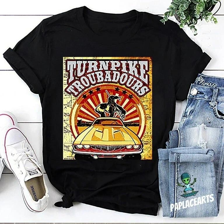 Turn pike Troubadou Band Black Color Short Sleeve Unisex T-Shirt