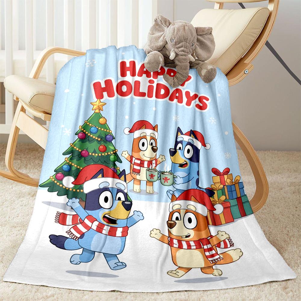 Bluey Bingo's Adventure Blanket Comfortable Great for Office Bedding Livingroom for All Occasions Stylish Decor Ideal Gift For Birthday Valentine'S Da
