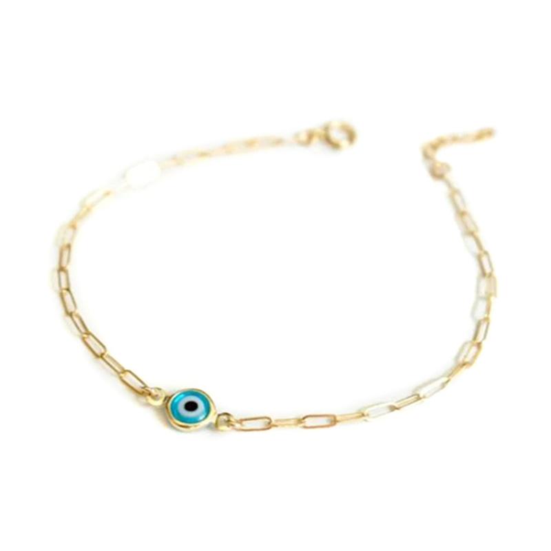 Благословенный браслет от сглаза для женщин, счастливый медный браслет на запястье с глазом дьявола, подарок, ювелирное изделие в подарок