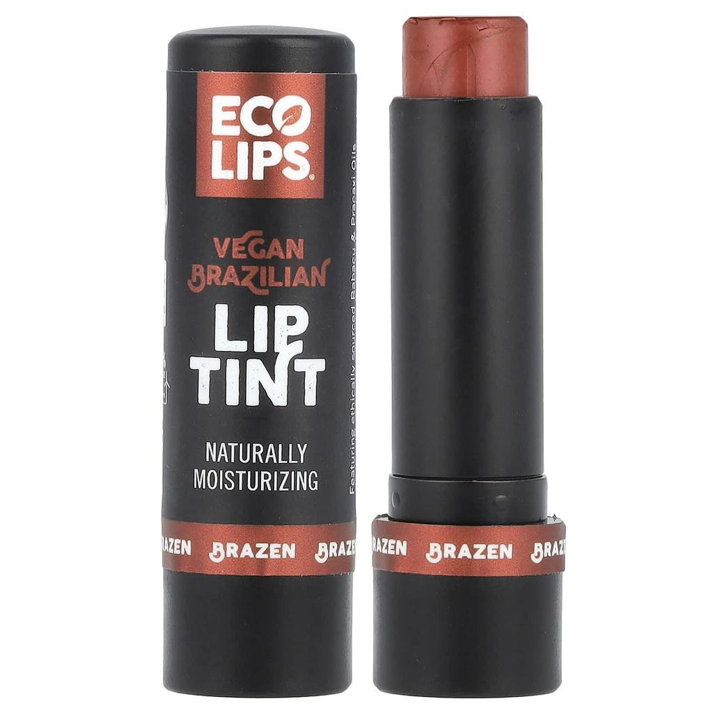 Eco Lips, Веганский бразильский тинт для губ, Brazen, 4,25 г (0,15 унции)