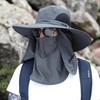 Galsang Flower Outdoor Sun Protection Hat with Face Mask