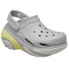 Crocs BUBBLE CRUSH CLOG Стильные и удобные дырчатые туфли Женские серые