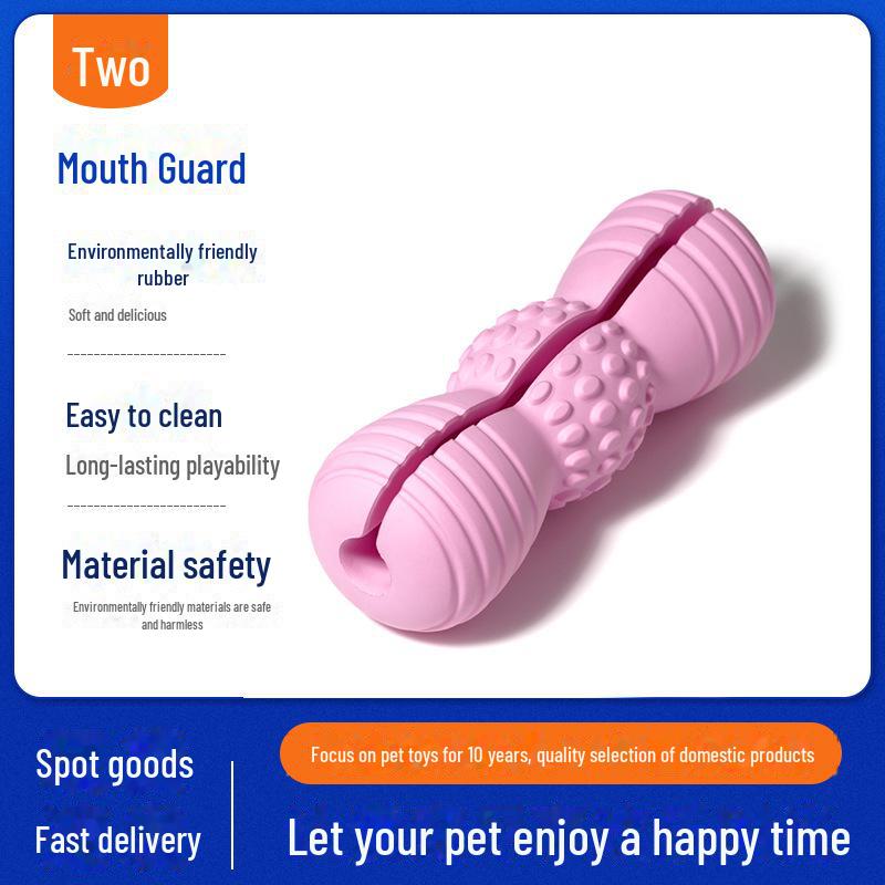 Интерактивная игрушка для собак из натурального каучука для скрежетания зубами и подачи еды