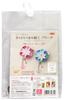 Panami Craft Sparkling Tsumami Kit, Brooch, Pink/Blue, LH-401