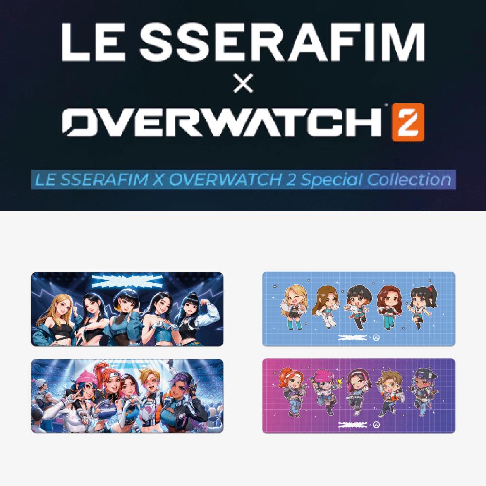 Buy LE SSERAFIM X OVERWATCH 2 Mouse Pad at affordable prices